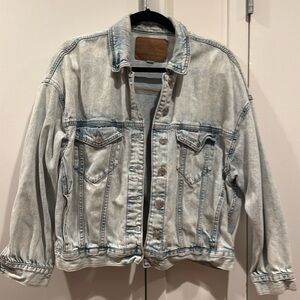 American Eagle Outfitters Acid Wash Denim Jacket